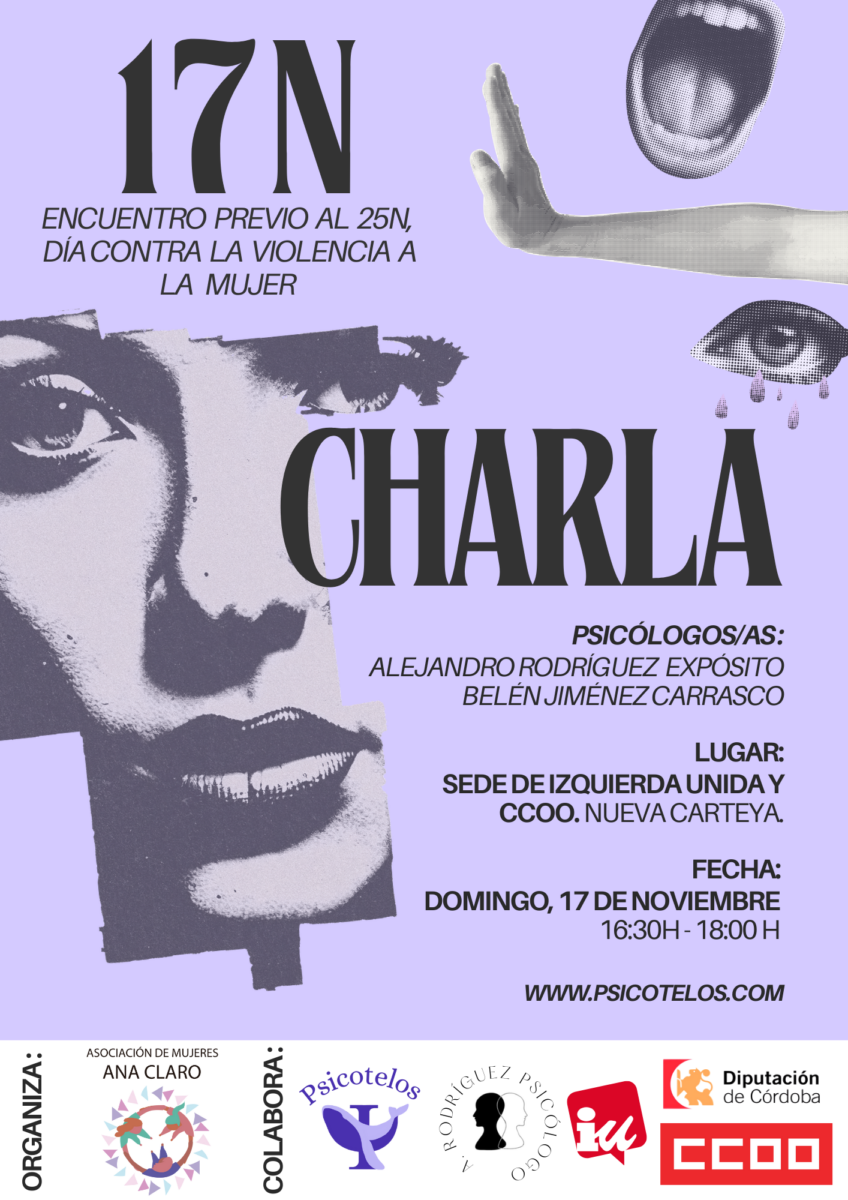 Cartel charla 17N